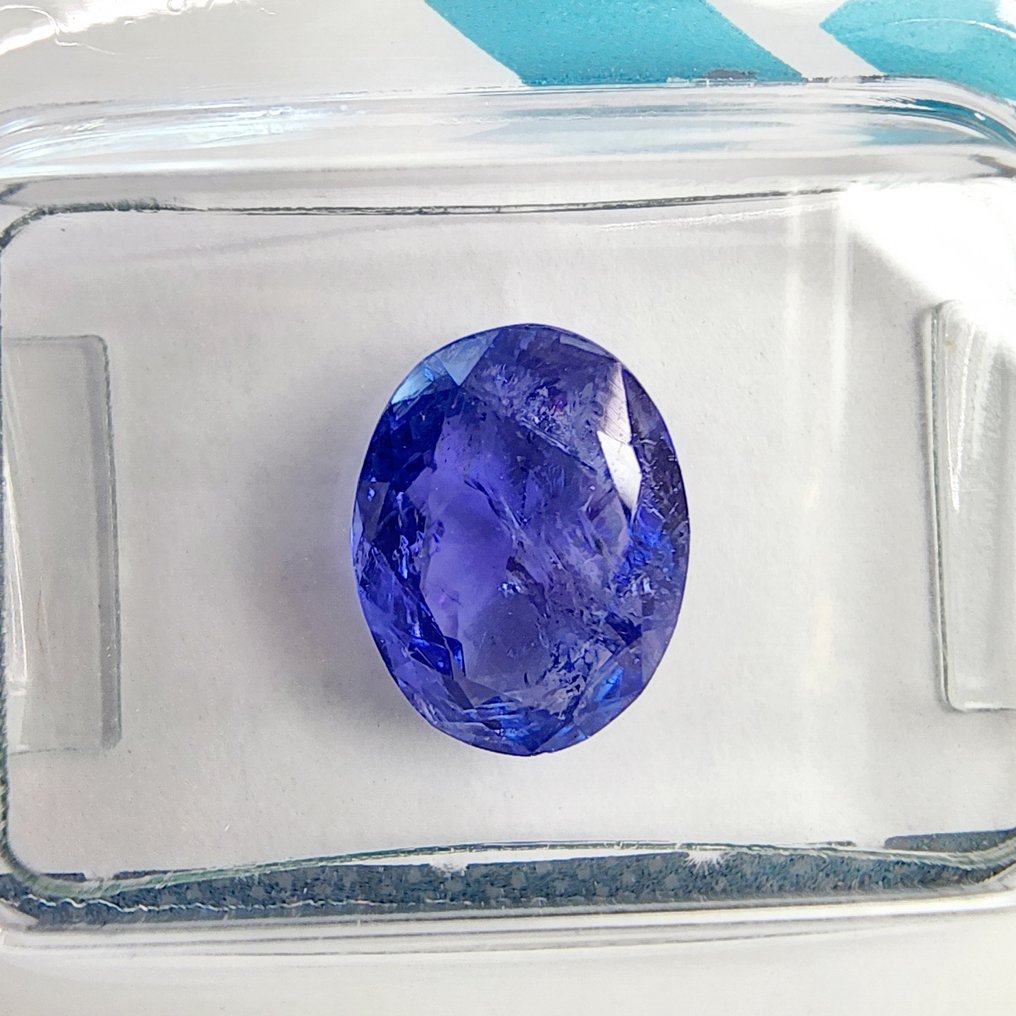 χωρίς τιμή ασφαλείας - 1 pcs  Μπλε, Βιολετί Τανζανίτης  - 2.49 ct - International Gemological Institute (IGI) #2.1