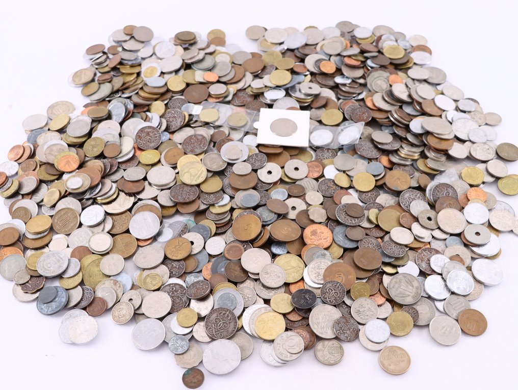 世界. Grote Partij Munten / Uitzoekpartij (Lot of 5 Kilo)  (沒有保留價) #1.0