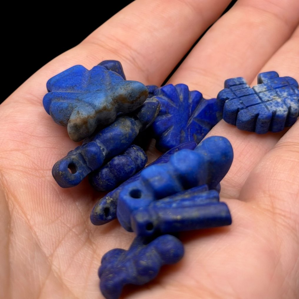 Αντίγραφο ενός Αρχαίου Αιγυπτίου. Πακέτο των 5 Lapis. Amulet (χωρίς τιμή ασφαλείας) #1.0