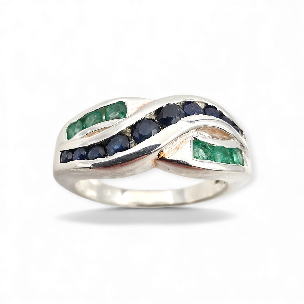 Senza prezzo di riserva - Anello Argento - Sapphire (Certificato) #3.2