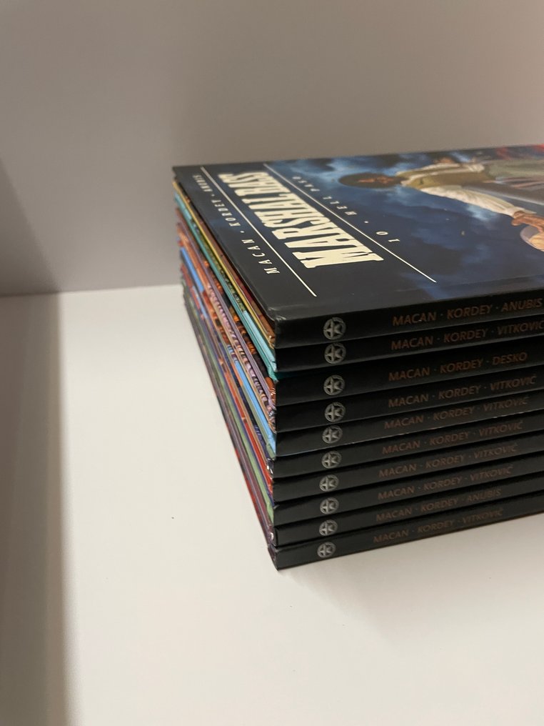 Marshal Bass 1 t/m 10 - Complete reeks HC + kunstdruk - 10 Album - First edition - 2018/2024 #4.3