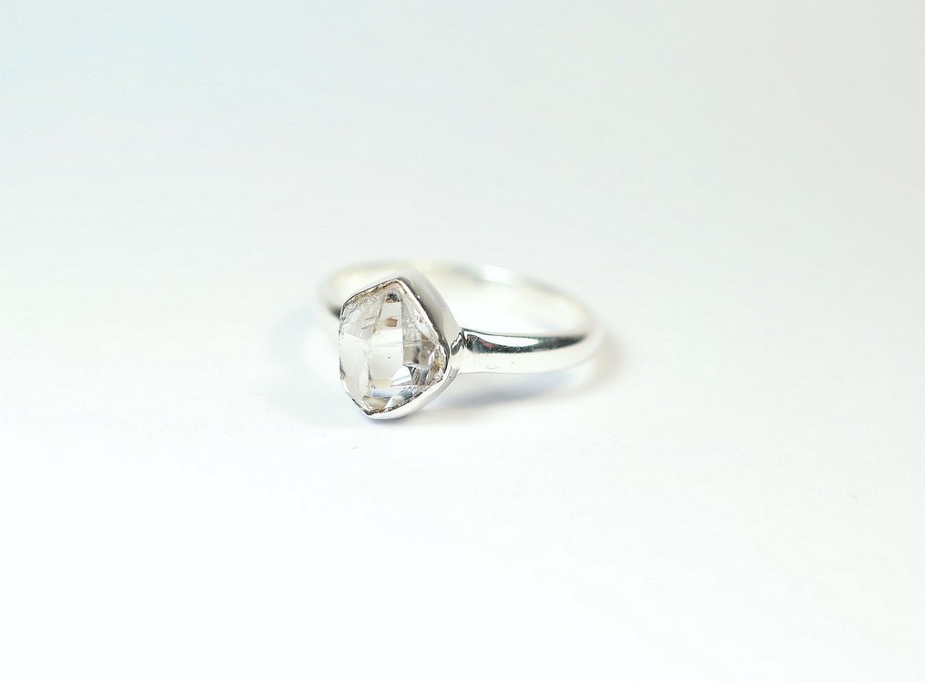 Herkimer-Diamant Gyűrű / új- 3.12 g - (1) #2.1