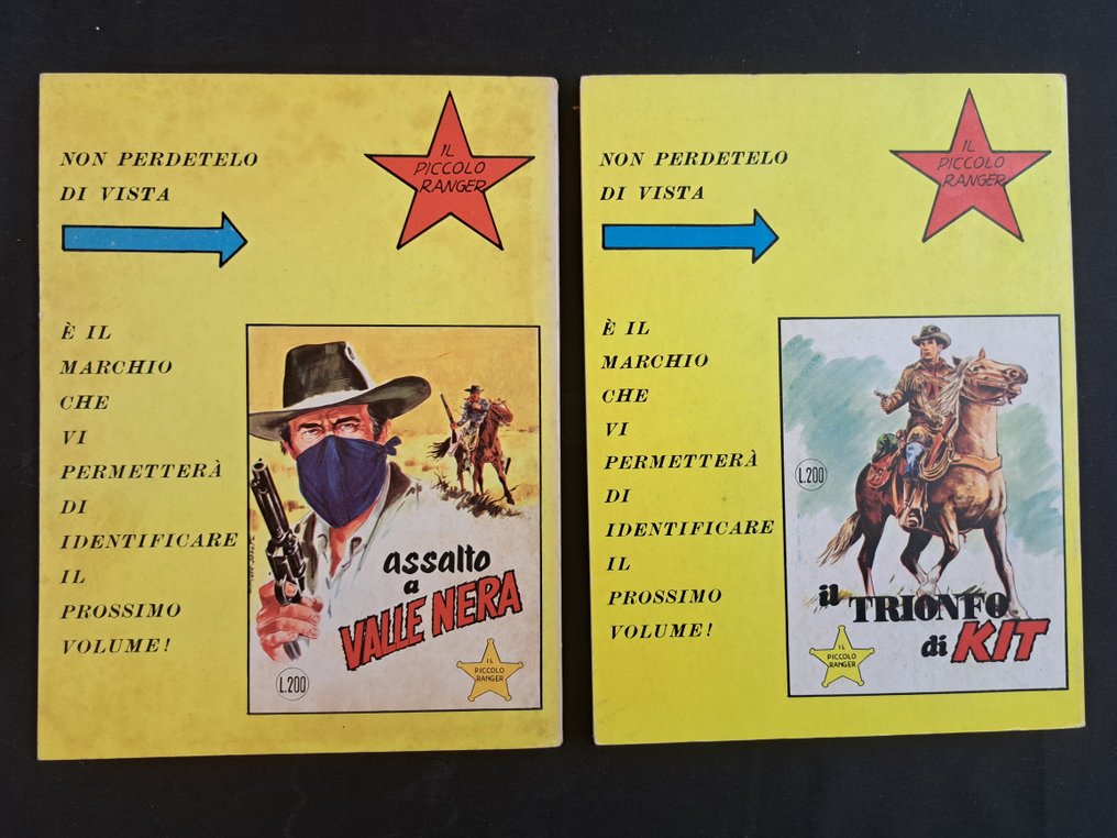 Piccolo Ranger Albi del Cow-Boy 71/80 - 10 Comic - First edition - 1969/1970 #3.2