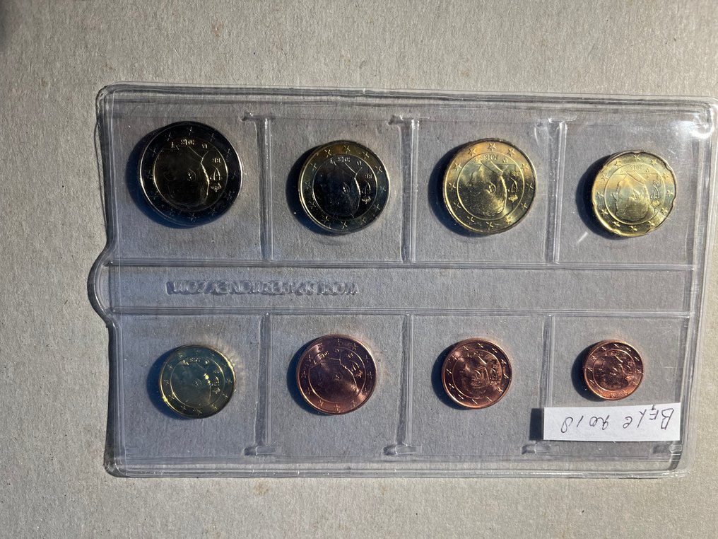 比利时. Series 1 Cent - 2 Euro 2002/2019 (5 series)  (没有保留价) #4.3