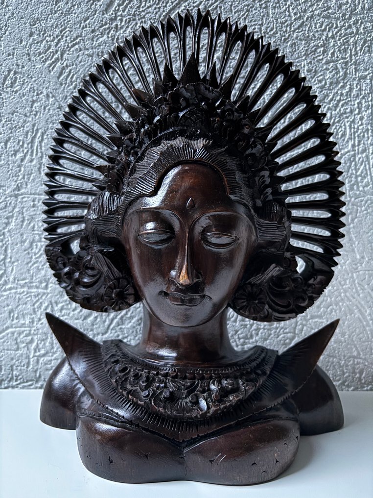 Large unique handcrafted Balinese bust - Προτομή - Ινδονησία  (χωρίς τιμή ασφαλείας) #1.0