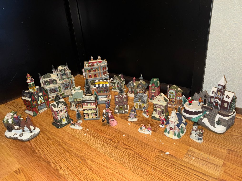 Julepynt - Stein - Julelandsby julehus #1.0