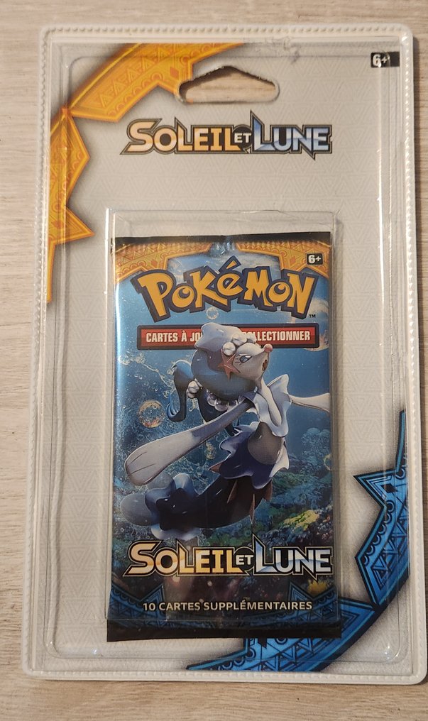 Pokémon - 1 Blister-pakke - Booster scellé de 10 cartes de l'extension Soleil et Lune - Sun & Moon #1.0