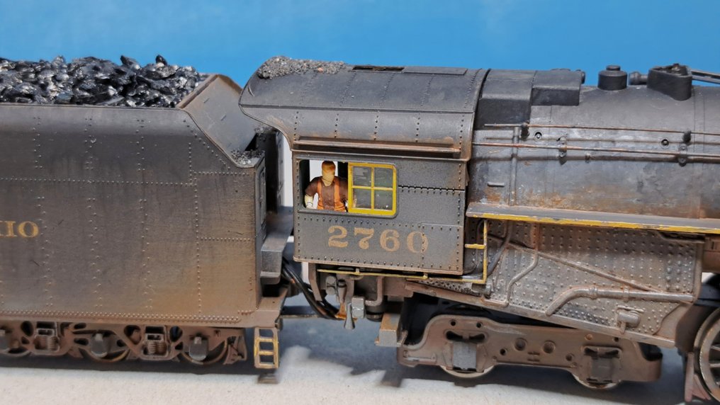 Bachmann H0 - Model train (1) - DCC - Exclusive Weathering - Chesapeake and Ohio #3.2