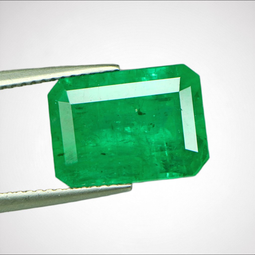 1 pcs 绿色 祖母绿 - 7.01 ct - 美国吉尔德宝石实验室 - *VIVID-ZAMBIA-KAFUBU* #2.1