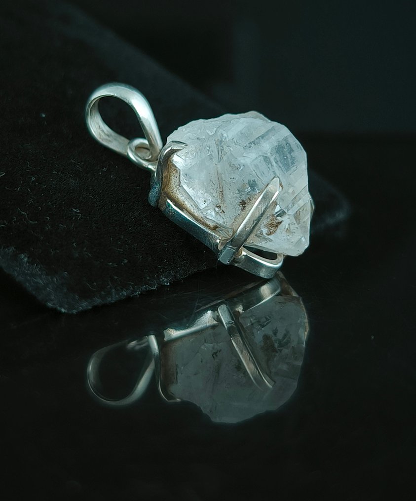 Silber - Anhänger - Herkimer-Diamant #1.0