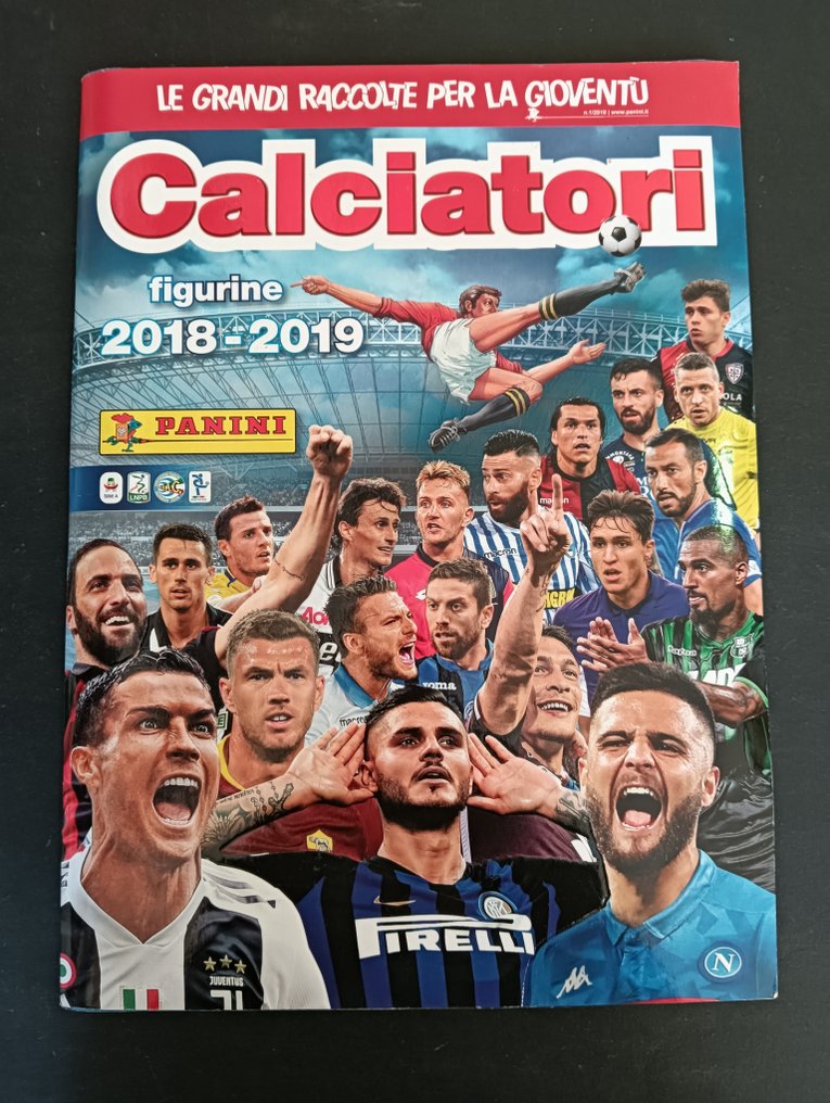 Panini Calciatori 2018/19 completo con aggiornamenti - 1 Álbum completo - Casi impecable (CI) #1.0