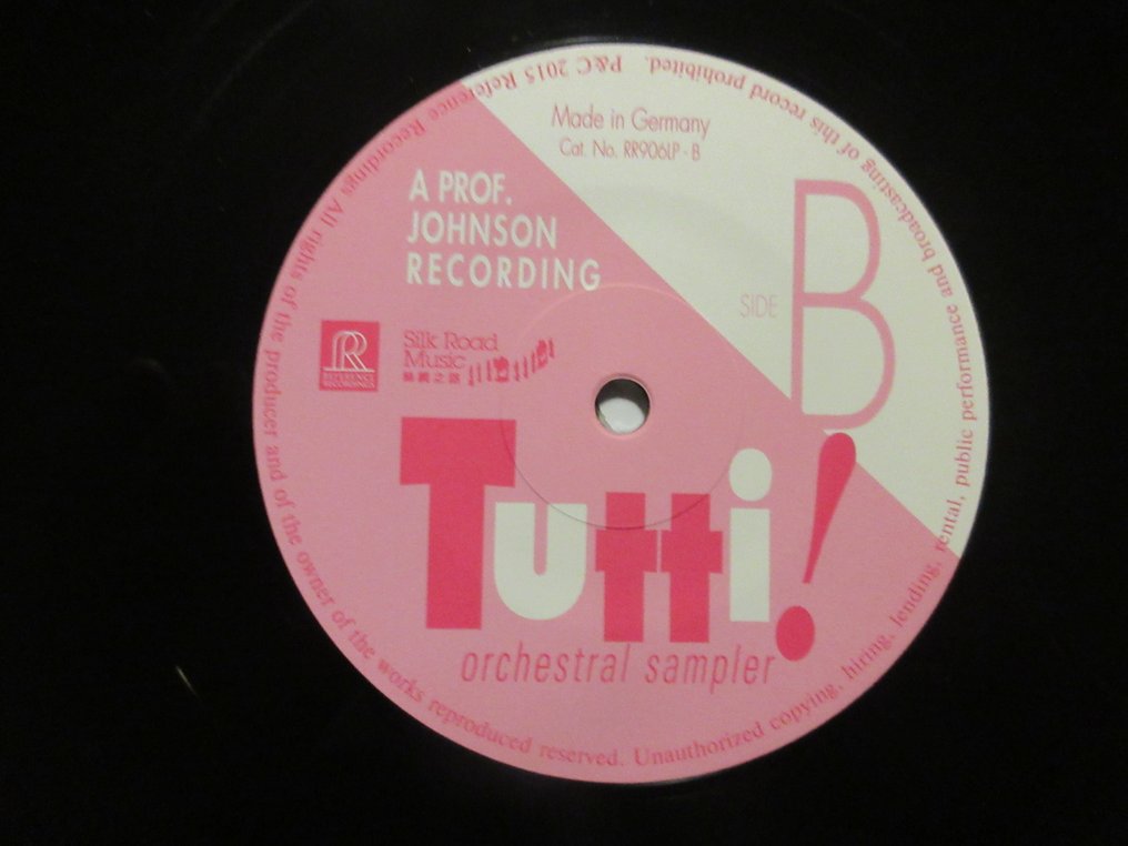 Various Artists - Tutti! Orchestral Sampler - 2xLP Album (double album) - 180 gram, Remastered - 2016 #4.3