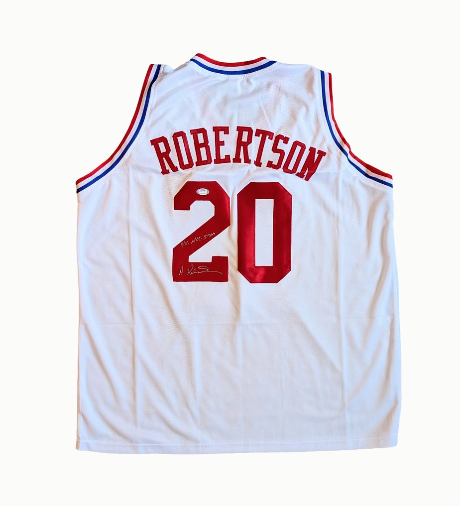 NBA - Alvin Robertson - Υπογεγραμμένη προσαρμοσμένη μπασκετική φανέλα + χαρακτικό «4x All-Star» - Αυθεντογράφηση  #1.0