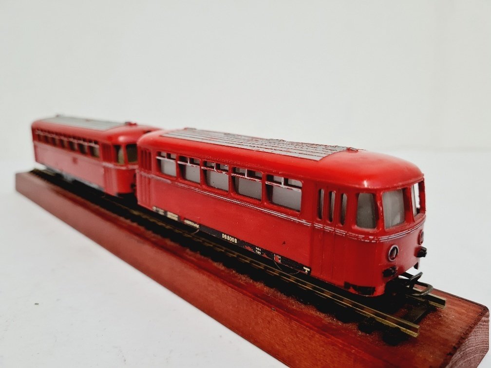 Märklin H0 - 3016-4016 - Rame automotrice (2) - Railbus avec voiture d'accompagnement. - DB #2.1