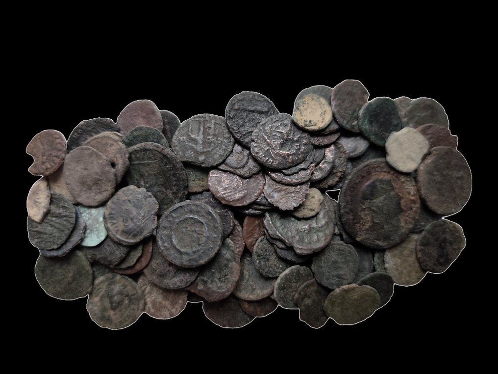 Ρωμαϊκή Αυτοκρατορία Lot of 100 Æ coins (3/4th-5th century AD) (χωρίς τιμή ασφαλείας) #1.0