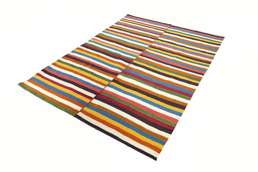 Kelim di design tessuto a mano - tessitura afgana - Kilim - 202 cm - 149 cm #1.0