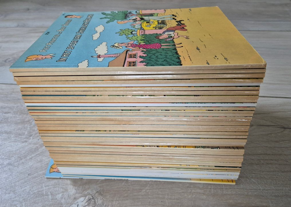 Piet Pienter en Bert Bibber 1 t/m 45 (minus 21, 22 en 44) - Bijna complete reeks SC - 42 Album - Første udgave/genoptryk #1.0
