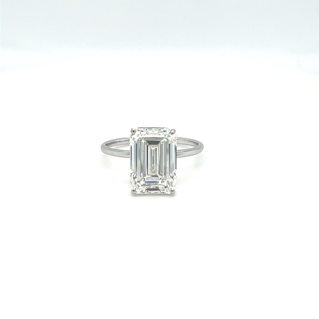 Sans prix de réserve - Bague - 14 carats Or blanc - 3.00ct. tw. Diamant (Cultivé en laboratoire) #1.0