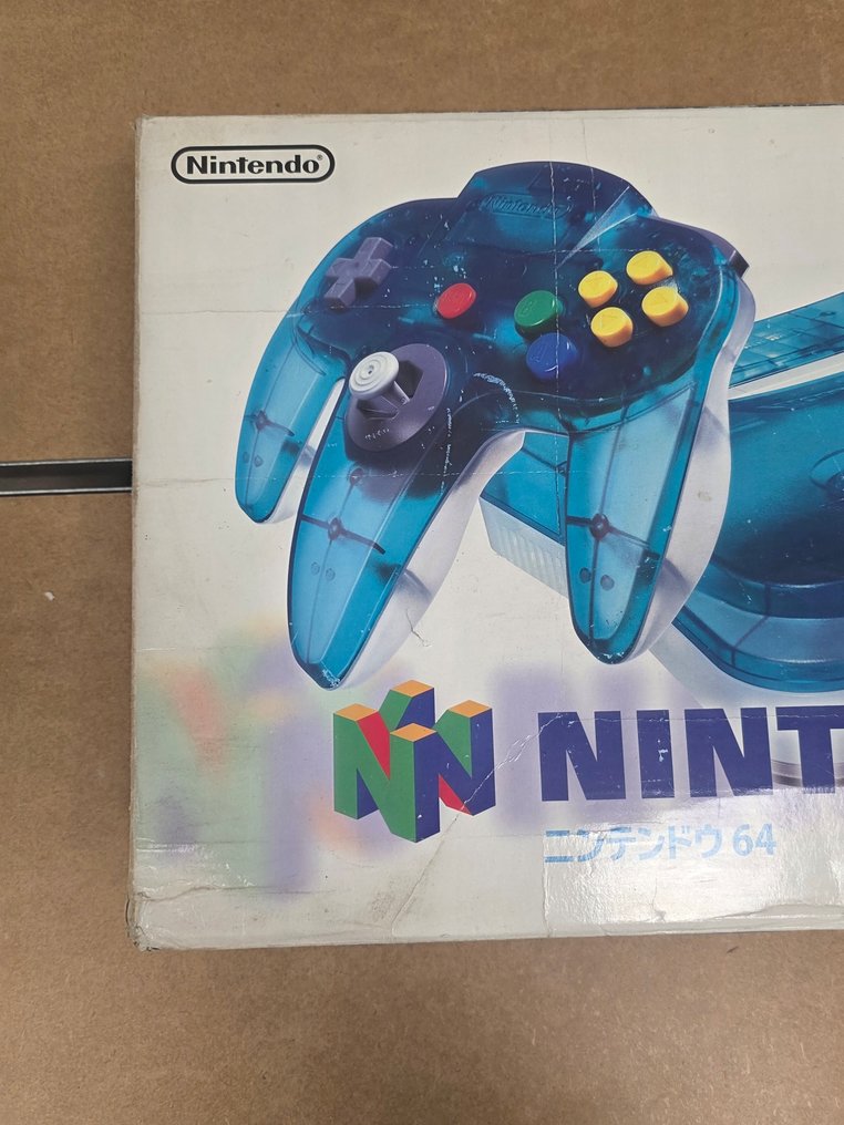 Nintendo - Nintendo 64 - N64 - Funtastic - Ice Blue Console - Mario 64 Pak- Limited Edition - Boxed First Edition JPN - Consola de videojogos #1.0