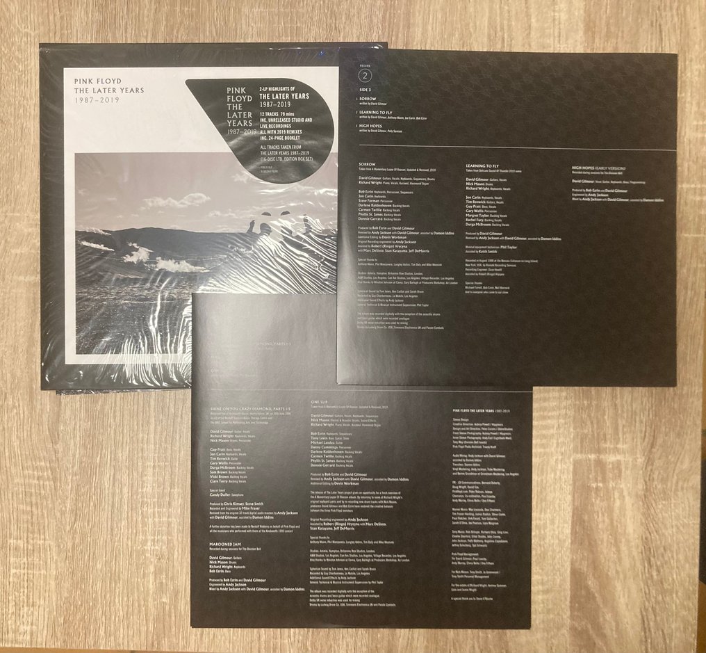 平克·佛洛伊德 - The Later Years 1987-2019 - 2 x LP 專輯（雙專輯） - Optimal Media GmbH - 2019 #2.1