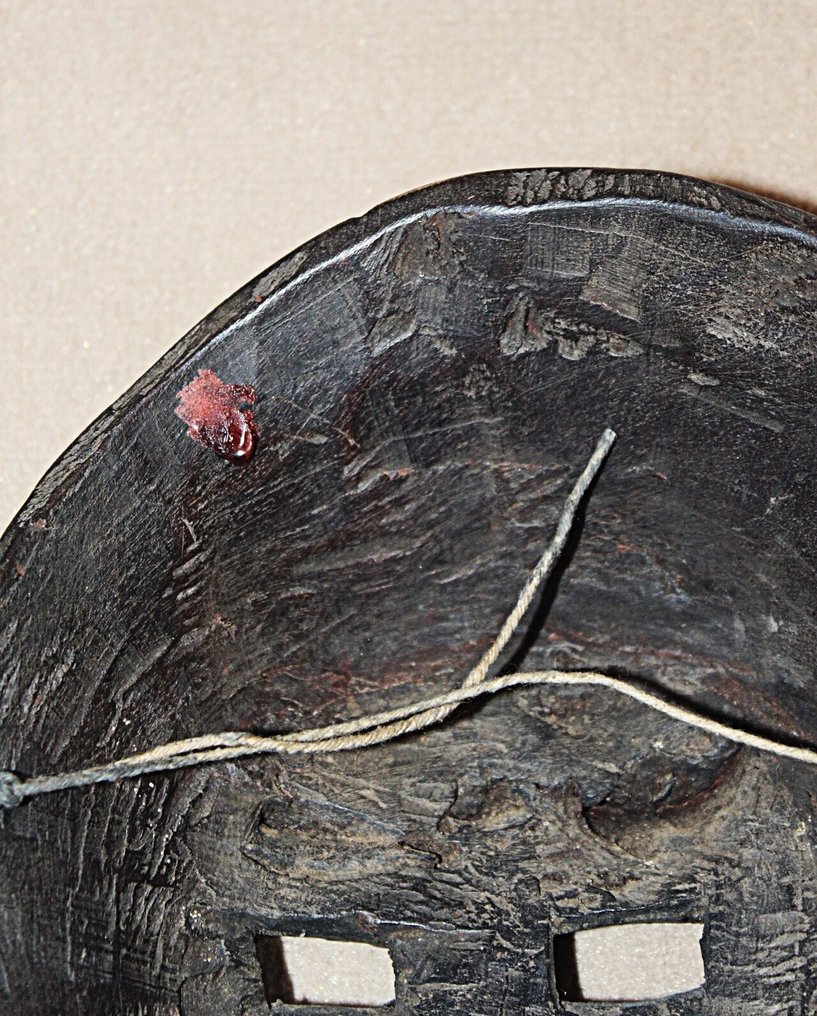 Mască șamanică din lemn. - Lemn - Nepal - Early 20th century #4.3