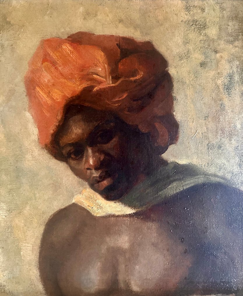 欧洲学校 (XX) - Portret Afrikaanse man #1.0