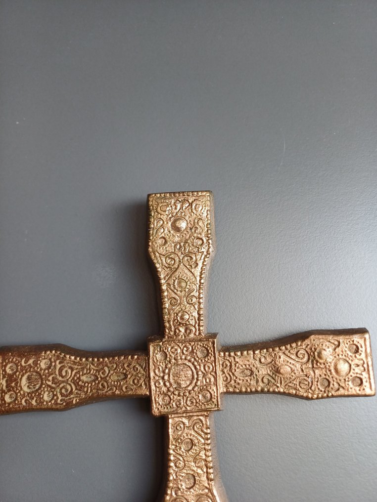 Antiikki Krusifiksi - Pronssi vai messinki - Varhainen 1900-luku #3.2