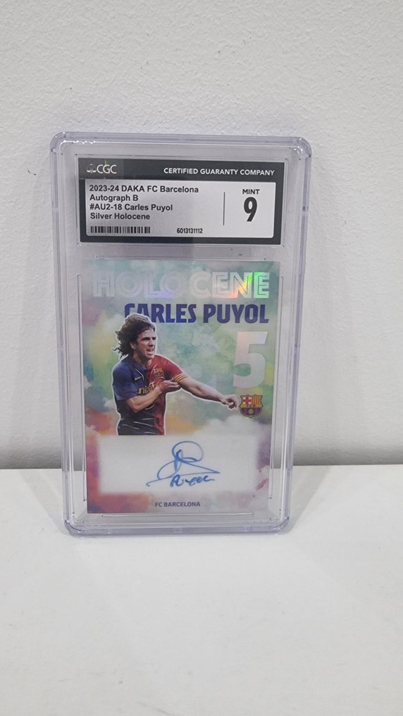 2023/24 DAKA Holocene Carles Puyol /49 Autograph - CGC 9 Graded card #2.1