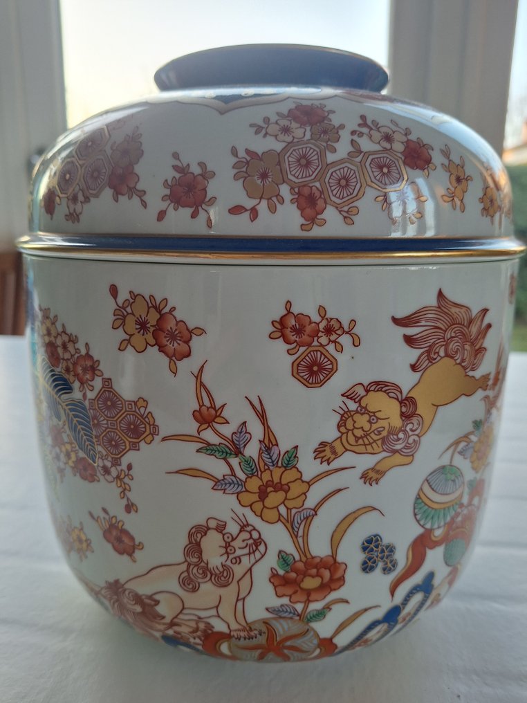 Vista Allegre - Lidded vase  - Porcelain - Glass with lid and dish #2.1