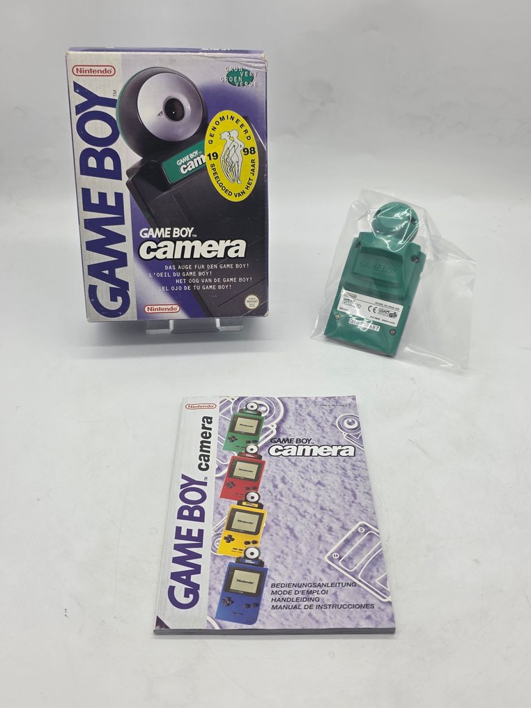 Nintendo - Gameboy Color - Rare GBC Camera - GREEN - Boxed - unique Serial - - Κονσόλα βιντεοπαιχνιδιών - Στην αρχική του συσκευασία #1.0