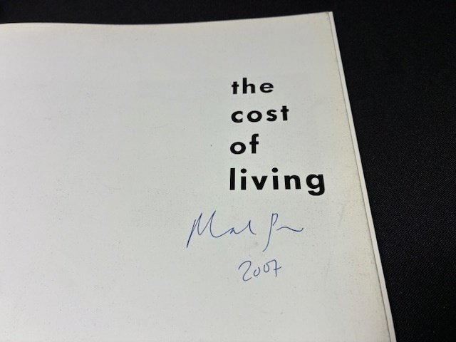 SIGNED; Martin Parr - The Cost of Living (EXCELLENT SIXTH BOOK, FRESH COPY) - 1989 #1.0