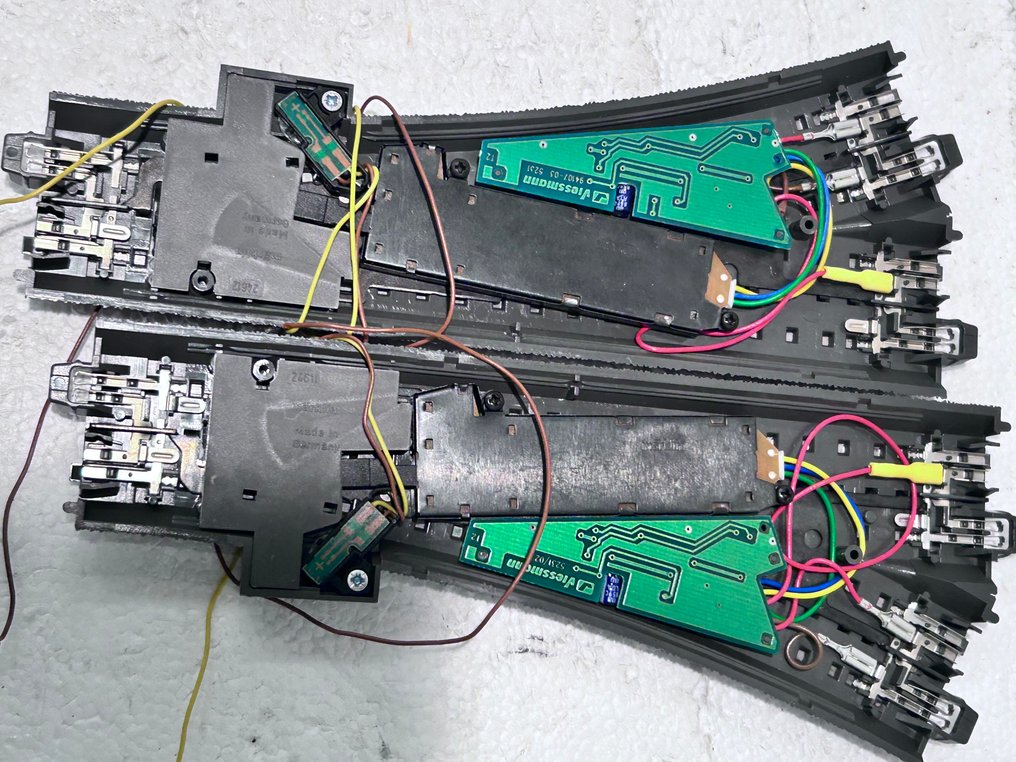 Märklin, Viessmann H0 - 24611/12/74490/70 - Modelltogspor (3) - 3 digitale C rails wissels #2.1