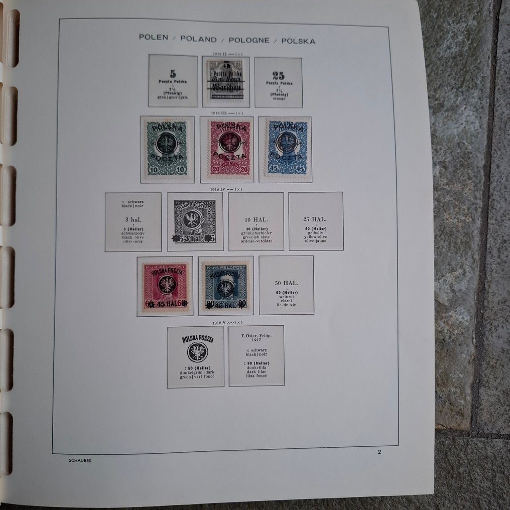 Poland 1918/1960 - Old collection unused/mint and canceled in Schaubek album. #4.3