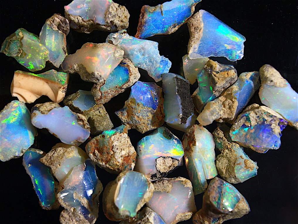 Cts. 51,0 Οπάλες από την Αιθιοπία Τραχύ- 10.2 g #4.3