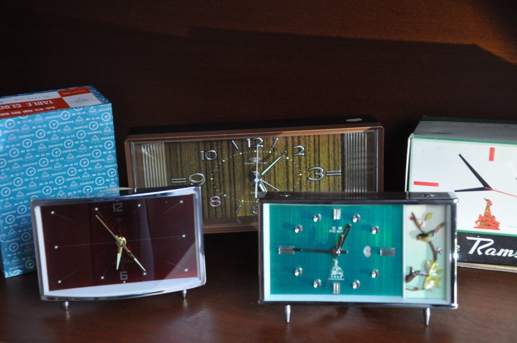 Ξυπνητήρι  (3) -   Μέταλλο, Πλαστικό - 1960-1970 - 3 #3.2