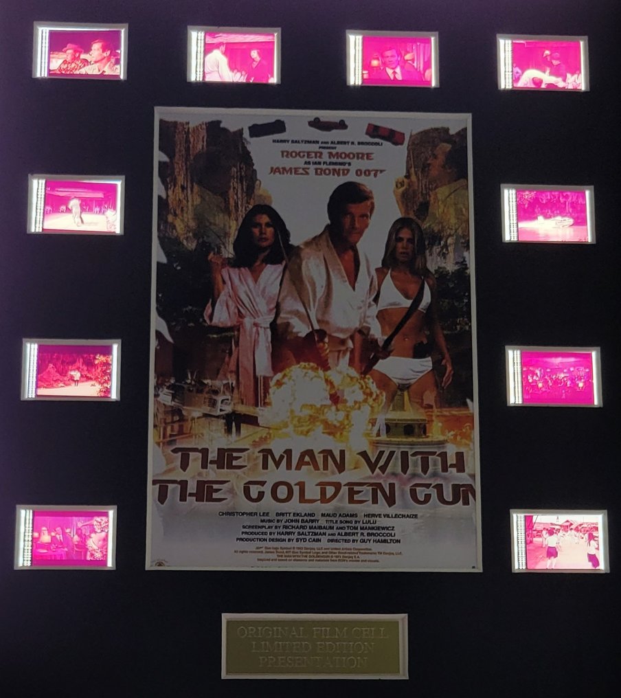 James Bond 007: The Man with the Golden Gun - Framed Film Cell Display with COA #1.0