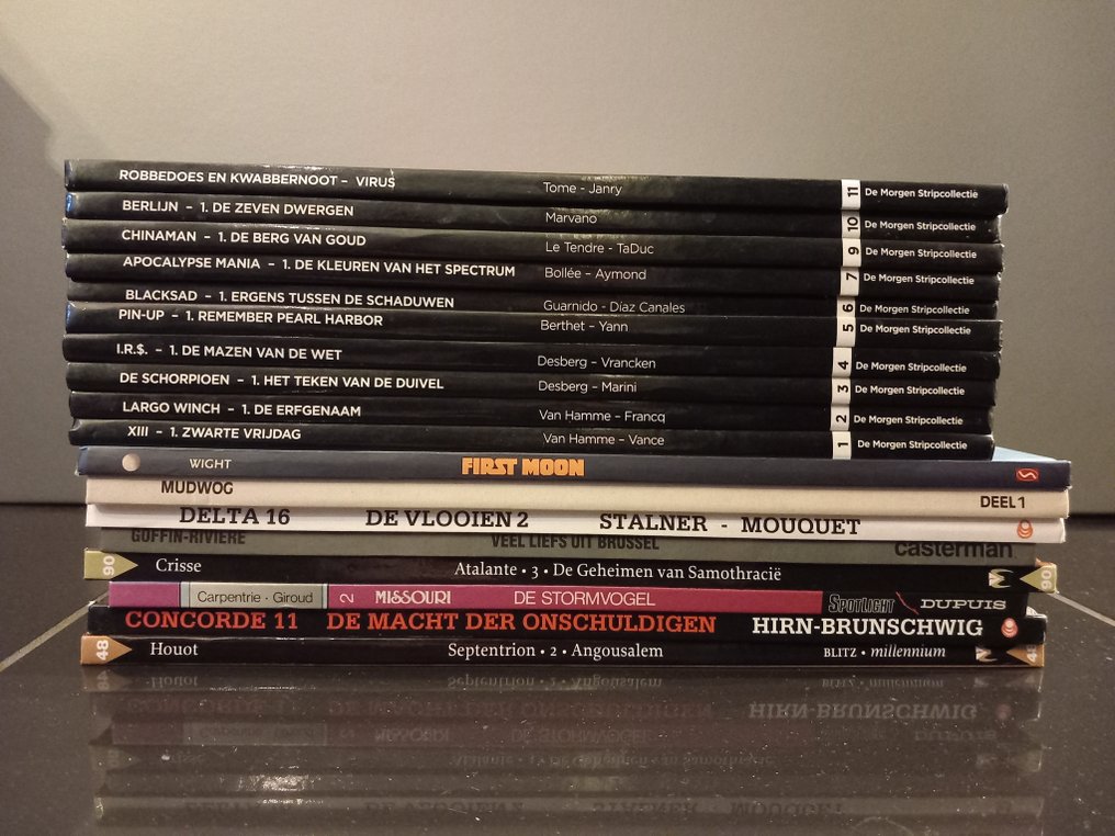 De Morgen Stripcollectie 10 HC + 8 diverse HC - 18 Album - Prima edizione - 1982/2009 #1.0