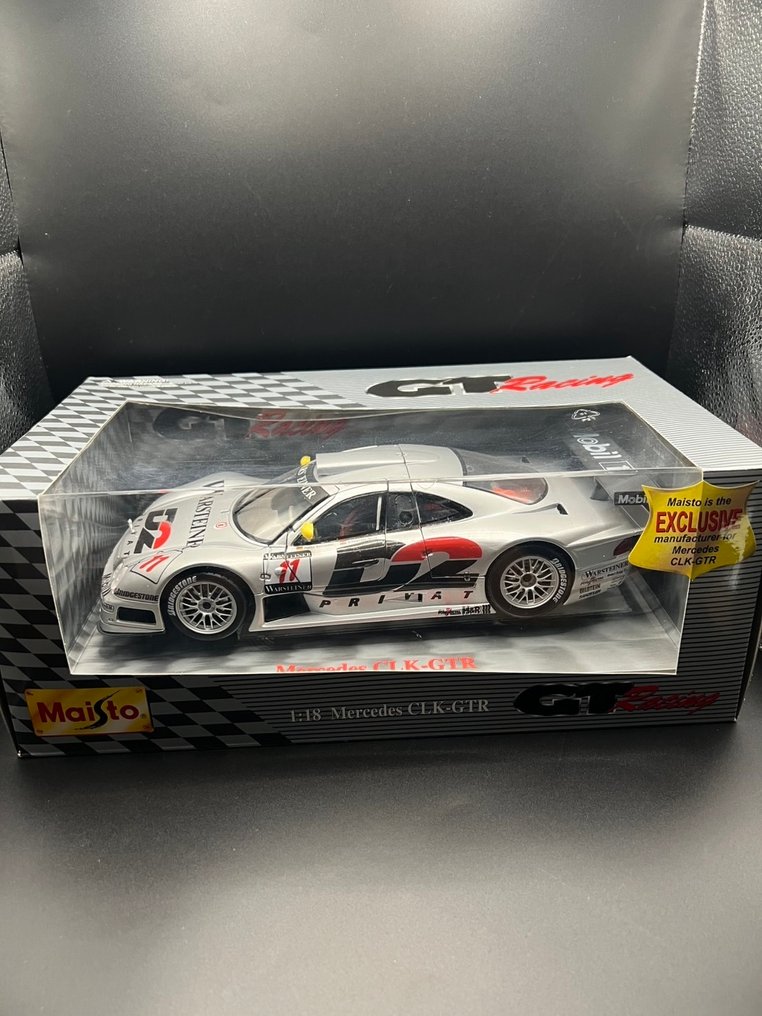 Maisto 1:18 - Model car  (38848) - MERCEDES BENZ CLK-CLASS GTR D2 WARSTEINER N 11 FIA GT 1997 B.SCHNEIDER - A.WURZ - rar-h1141861514 #4.3