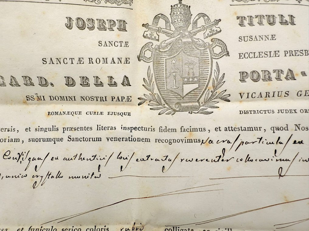 Document relic - Papier - 1800-1850 #1.0