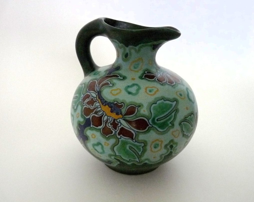 Regina Kunstaardewerkfabriek - Gouke Bonsel - Βάζο - 56 - Πήλινο - Σπάνιο σκηνικό Capri #2.1