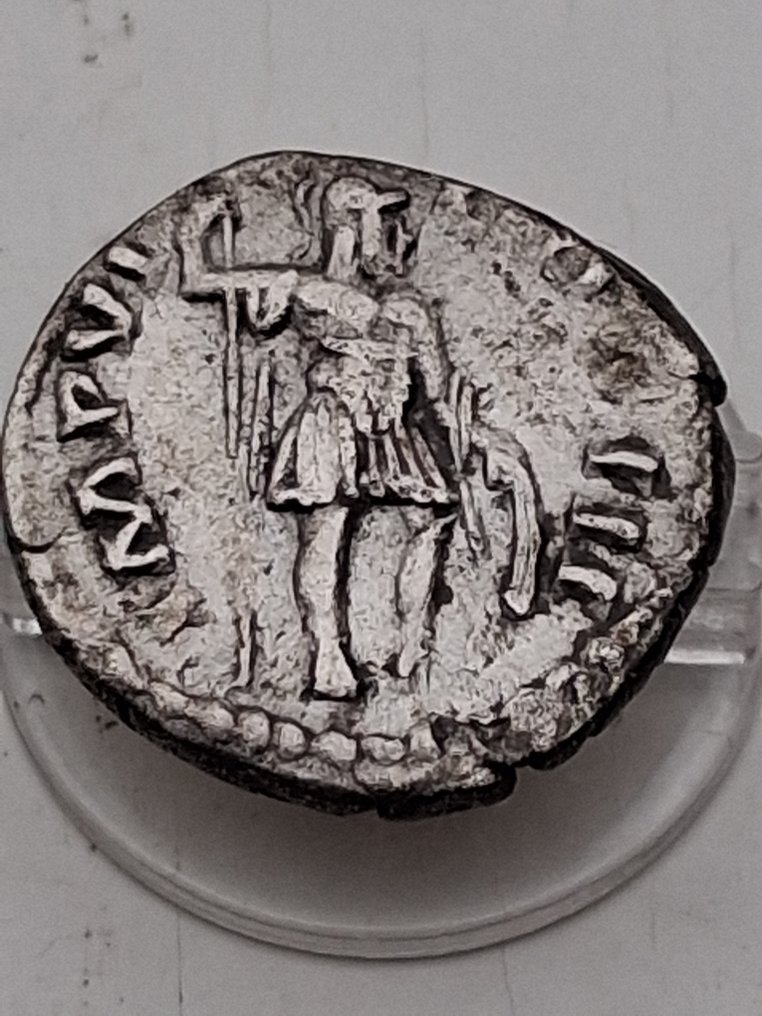 Roman Empire. Marcus Aurelius (AD 161-180). Denarius Rome - Mars  (Ingen reservasjonspris) #3.2