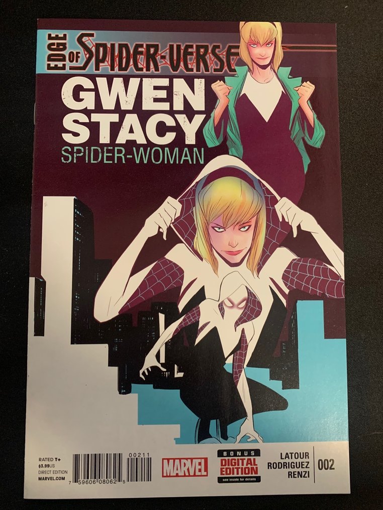 Edge of Spider-Verse 002 - Edge of Spider-Verse #2 1st print Marvel 2014 1st Gwen Stacy Spider-Gwen Rare Comics Key issue, - 1 Comic - 2014/2014 #1.0