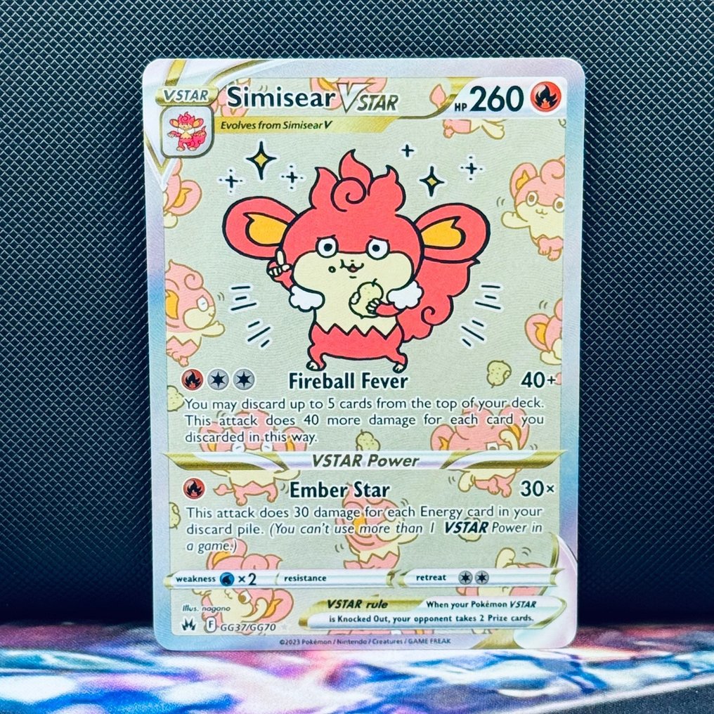 Pokémon Card - Simisear GG37 - Pokémon #1.0