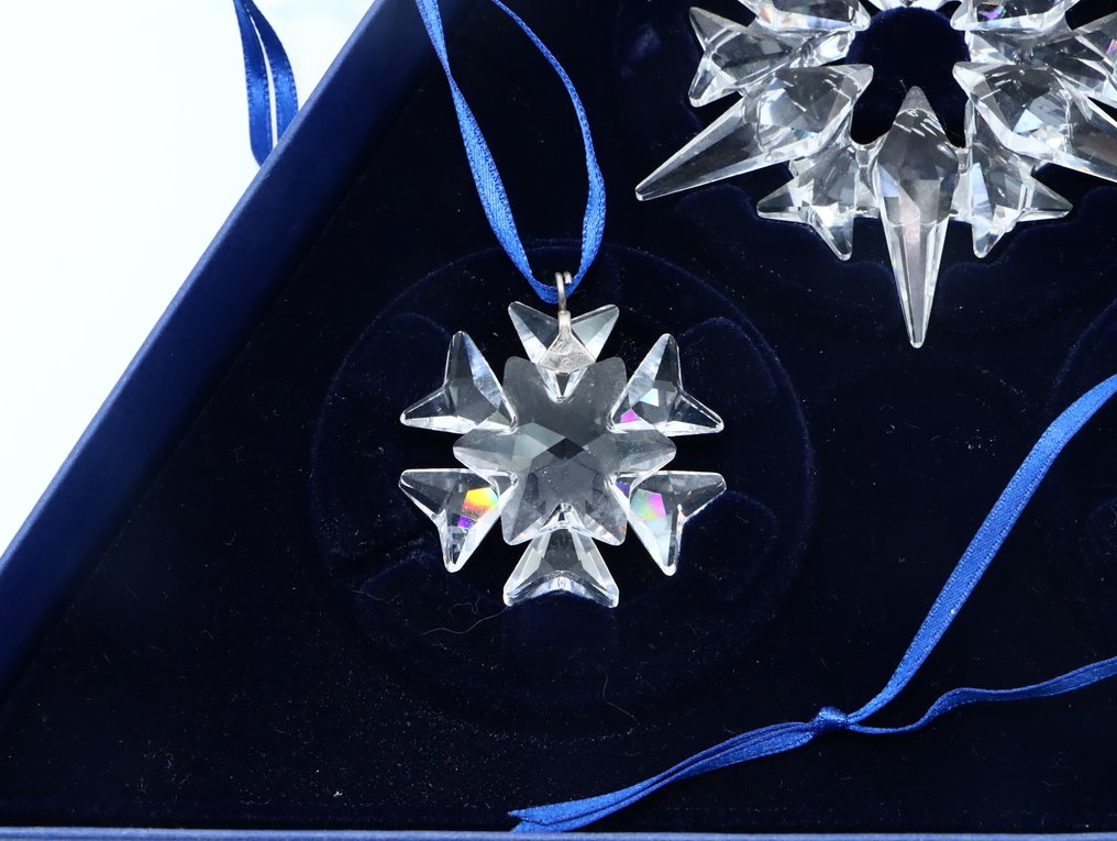 Figure - Swarovski Crystal - Kerststerren set - Jaarlijkse Editie 2007 (Boxed) - Crystal #1.0