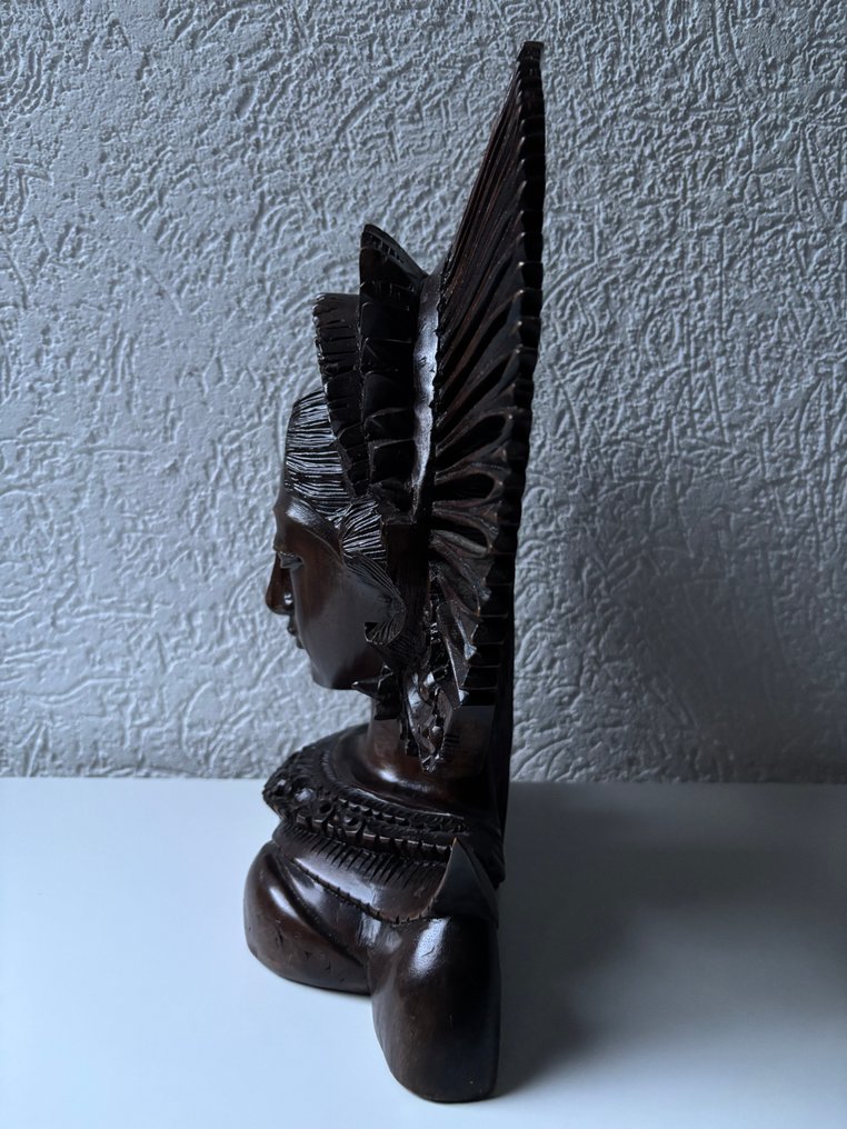 Large unique handcrafted Balinese bust - Προτομή - Ινδονησία  (χωρίς τιμή ασφαλείας) #4.3