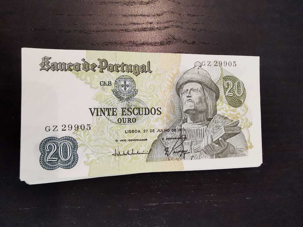 Portugal. - 50 x 20 Escudos - 1971 - Pick 173 (No reserve price) #2.1