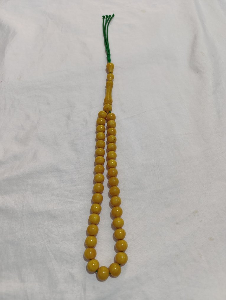  Ροζάριο - Κεχριμπάρι - 1970-1980 - Σπάνια Κομποσκοίνια Προσευχής  #1.0