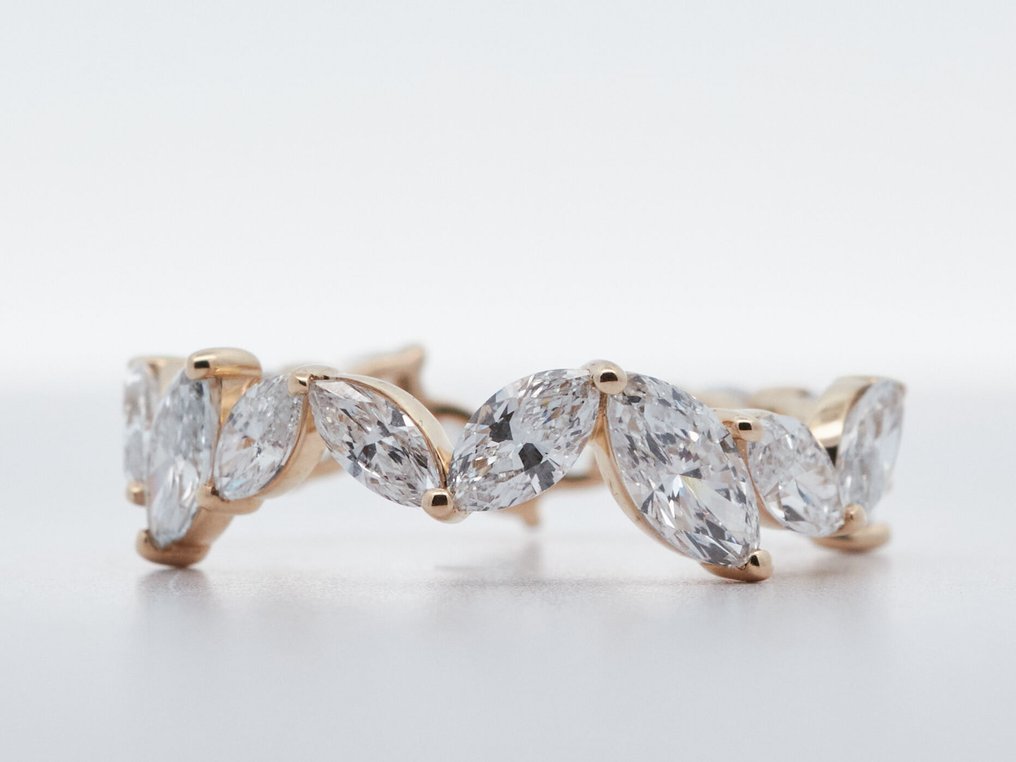 χωρίς τιμή ασφαλείας - Δαχτυλίδι - 14 καράτια Κίτρινο χρυσό -  2.35ct. tw. Διαμάντι (Εργαστηριακής καλλιέργειας) #2.1