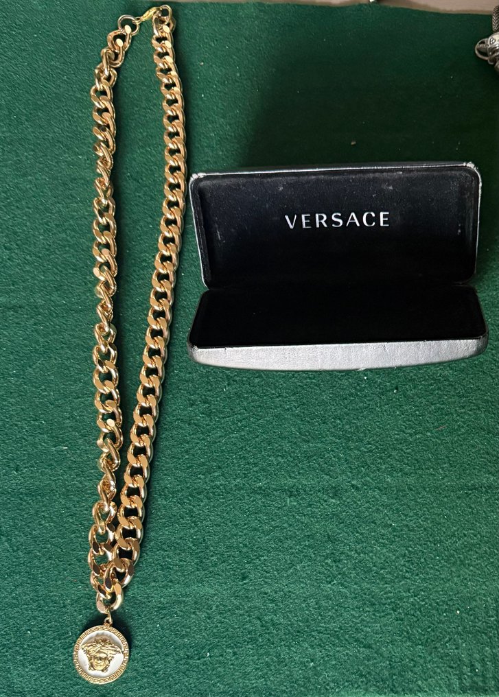 Versace - 吊墜頸鏈 - Medusa 鍍金 - 重108克 #3.2