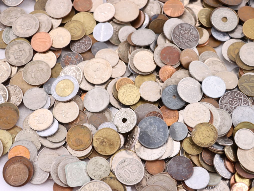 世界. Grote Partij Munten / Uitzoekpartij (Lot of 5 Kilo)  (没有保留价) #2.1